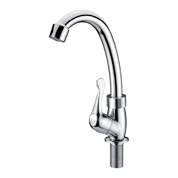 Zinc Alloy Hot And Cold Water Chrome Kitchens Faucet