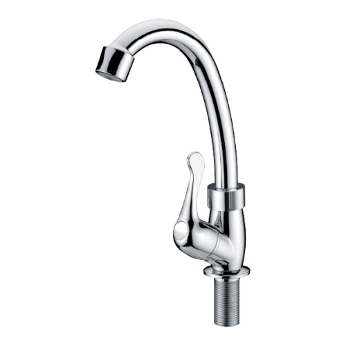 Single Hole Long Neck Bathroom Kitchen Faucet