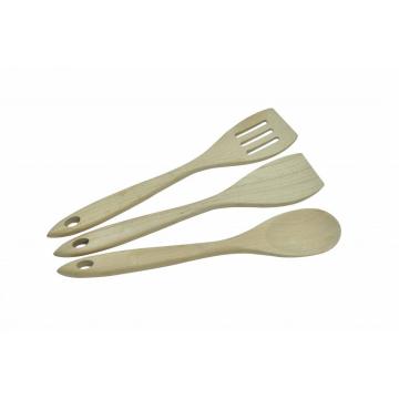 Set di utensili da cucina in legno 3 pezzi