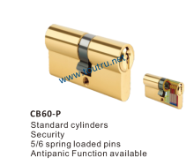 60mm brass double cylinder euro lock cylinder profile