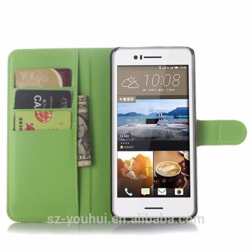 Latest version flip cover back case for HTC desire 728