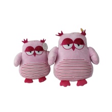 Cute Pink Owl Plush Toy - Soft Animal Stuffed Plush Pillow for Girls