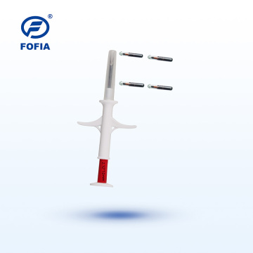 Animal ID Tag Implantable Microchip 134.2khz Animal Syringe