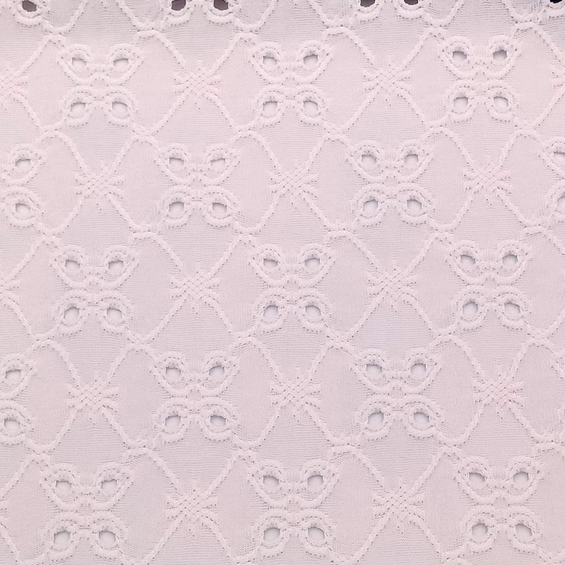 Tessuto a maglia ricamato imitazione Imitation Embroidery Knitted Fabric