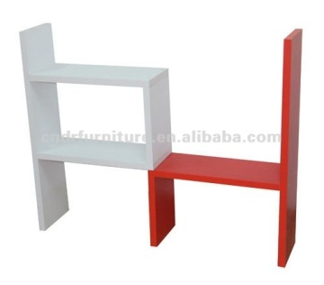 colorful decorative shelf