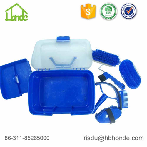 blue horse grooming box