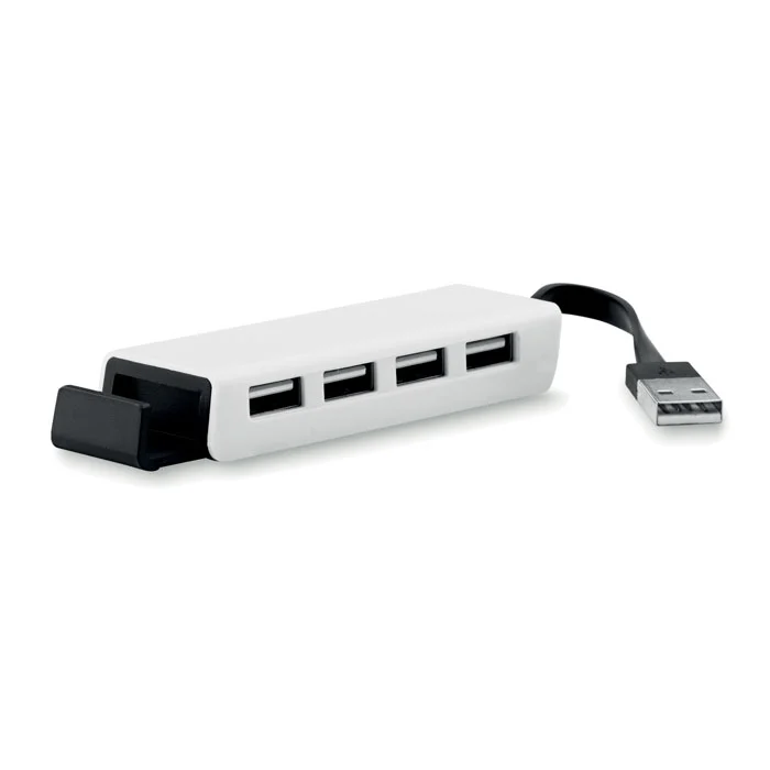 Portable 4 Port USB Hub with Customized Logo