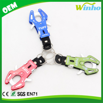 Winho Aluminium Carabiner Clip Climb Hook Lock Keychain