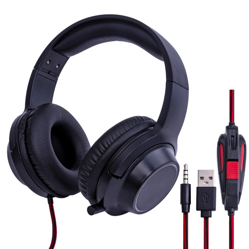 Noise Canceling Gaming Headphone With Microphone LED Glowing