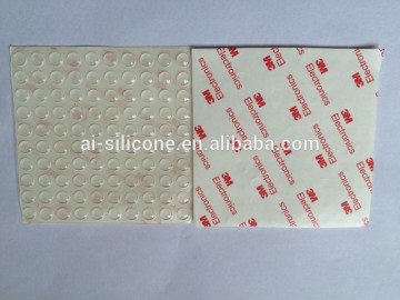 small thin adhesive backed rubber pad