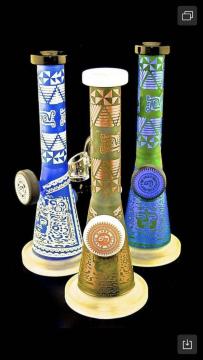 Unique Tower Shape Glass Smoking Bongs