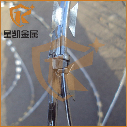 razor barbed wire /razor barbed wire mesh fence(China factory)