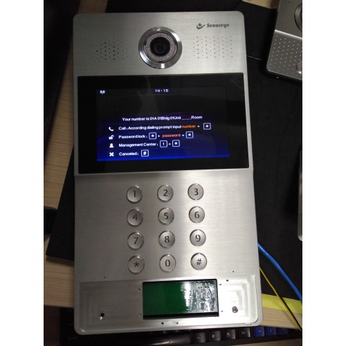 Smart Apartment Intercom system Building Video κουδούνι βίντεο