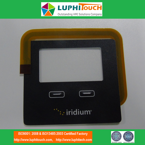 Iridium GO Embossed Buttons FPC Circuit Membrane Switch