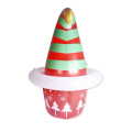 Decoración de sombrero de Navidad de adorno inflable personalizado