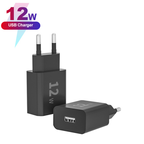 Universal 12W USB Wall Charger para teléfono móvil