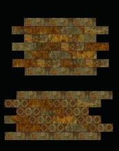 Fres sample supply copper kitchen backsplash inkjet wall tile