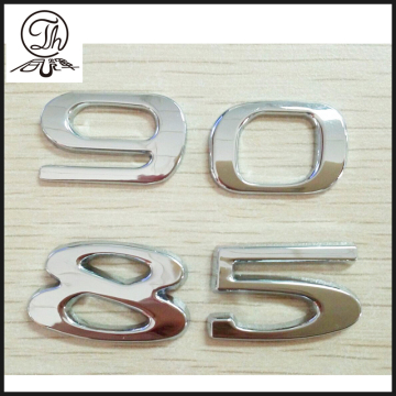 Custom Chrome car label lapel pin badge