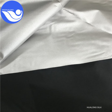 .100% polyester perak dilapisi kain taffeta tahan air untuk tirai