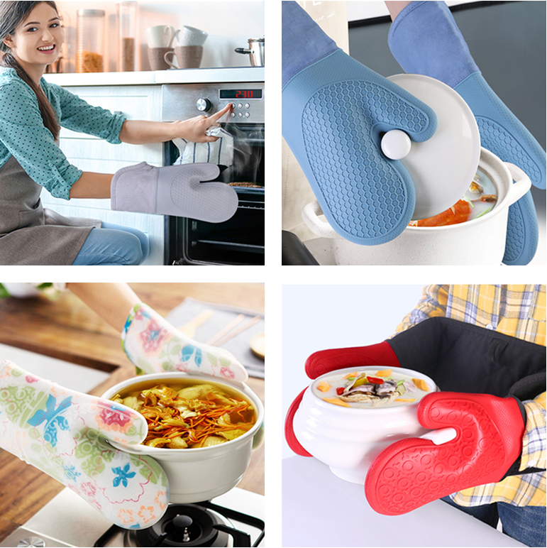 Silicon Oven Glove Set Png