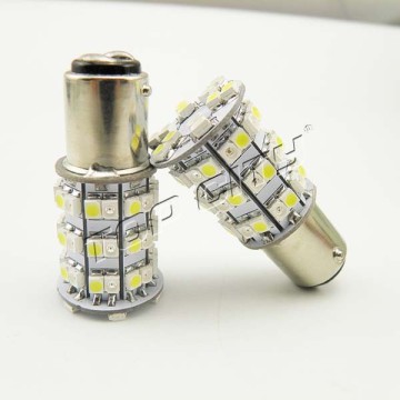 Stable Quality Yellow White Color S25 BAY15D 1157 60SMD 3528 LED Car Stop Tail Brake Light Bulb