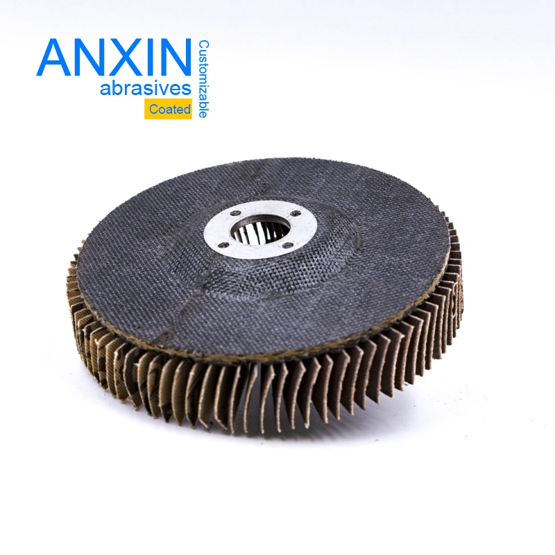 Vertical Fitted Flap Disc for Soft Grinding