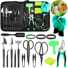 23-Piece Bonsai Steel Cutting Tools Set: Durable Mini Garden Tools for Sale