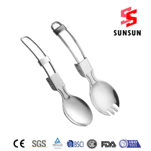 Daintiness Stainless steel folding spoon