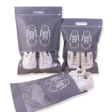 In Stock Shoe Storage: Dustproof, Environmental Protection Zipper Non-Woven Drawstring Shoe Bag