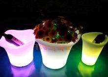Eco - Friendly Material LED Glow Furniture , LED Flower Pot