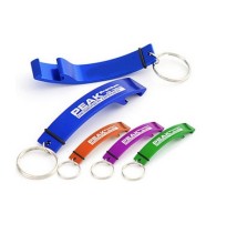 Aluminum Bottle Opener with Keyring
