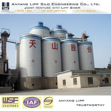 5000T Cement Silo Dock Transfer Ship Loading Silo