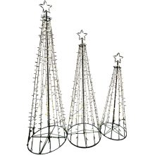 Zhongshan Decor LED Flagpole Tree - 120cm, 150cm, 180cm Slim Iron Frame KD Tree