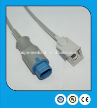 Health care Replacement Siemens Compatible Medical Pediatric Finger Clip Spo2 Sensor with 10 pin connector