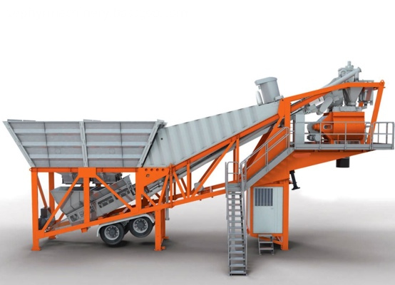 mobile concrete plant