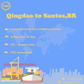 Sea Freight Service From Qingdao To Santos