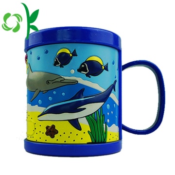 Silicone Cartoon Customized Pattern Sleeve for Cup Mug