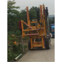 Highway guardrail construction pile driver honggong