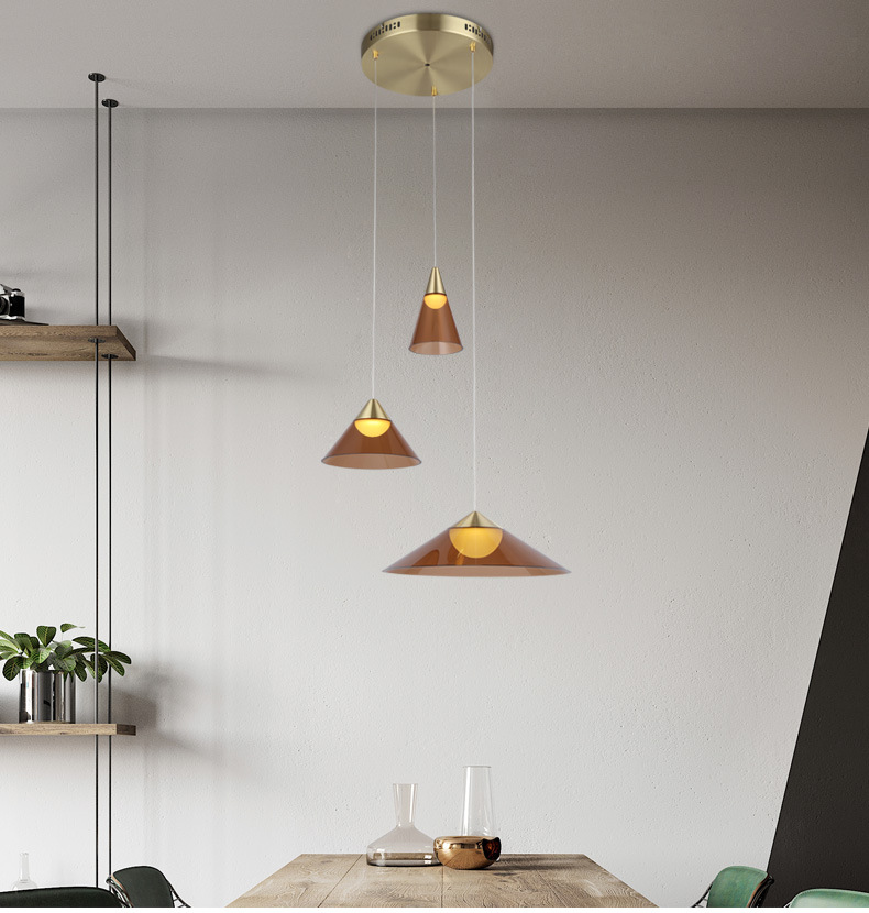 Decorative Metal Pendant LampofApplication 3 Bulb Pendant Light