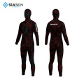 Seaskin 5 mm nam spearfishing wetsuit với mui xe