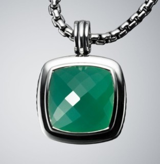 David Yurman 20mm Green Onyx Albion Enchancer