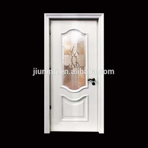 Solid wooden doors with glass