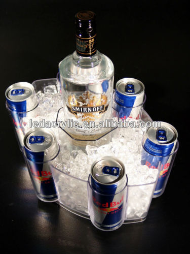 RED BULL BOAT CAN VODKA ENERGY DRINK ICE BUCKET