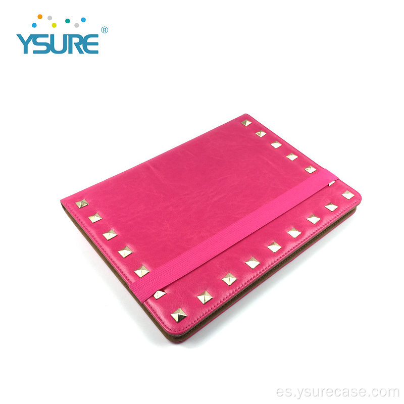 almohadilla de tableta inteligente de cuero suave de alta calidad