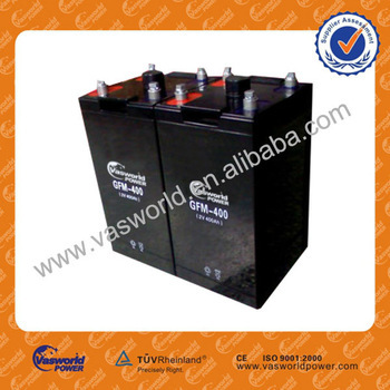 3.7v rechargeable battery 2V400AH for communication system