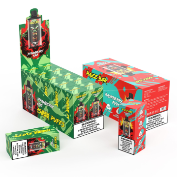 Top-rated disposable e-cigarette Razz Bar 15000puffs