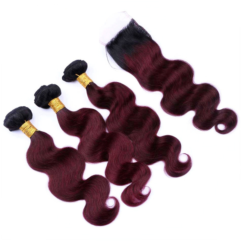 wholesale Indian virgin hair supplier,two tone 1b/27 color 100% Indian human hair body wave hair bundles