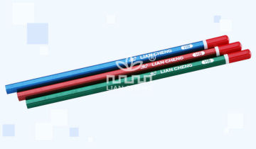 High Quality Metallic Wooden Pencil with Red Dipping