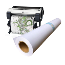 High Quality Factory Wholesale White Bond Plotter Paper Roll for CAD Drawing and Engineering