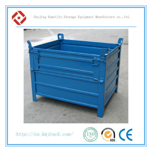 Flexible and strong foldable stillage mesh crate